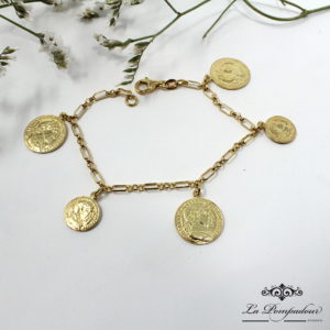 Bracelet médailles romaines