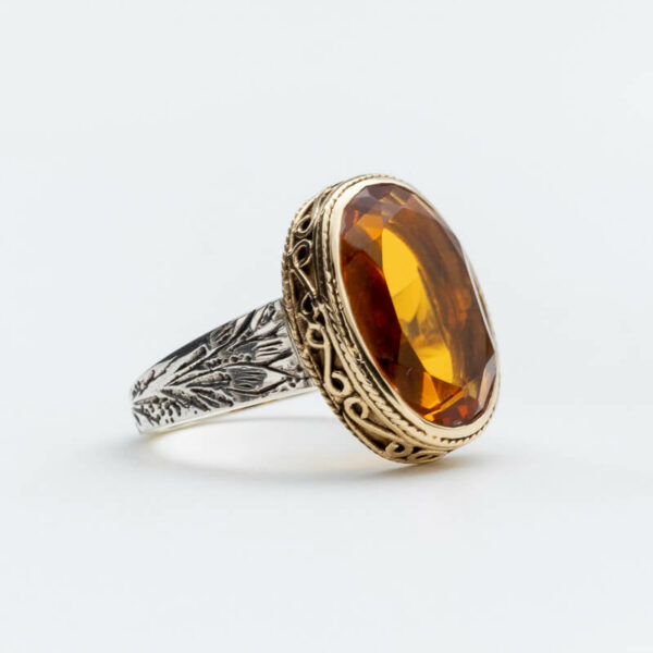 Bague Olyte Ovale Citrine. Canyon