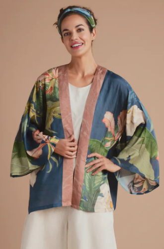 Kimono Veste Exotique. Modal et viscose