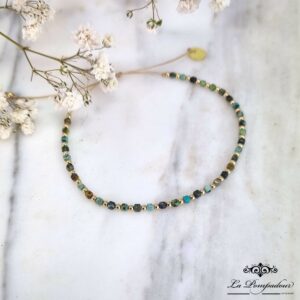 Bracelet turquoise rubis zoïsite - LJ