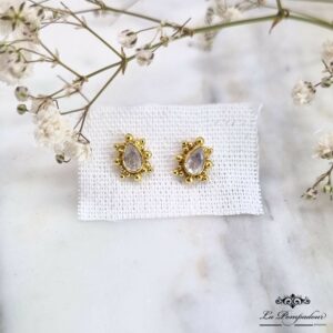 Boucles d'oreilles Lili Pierre de Lune - MJ