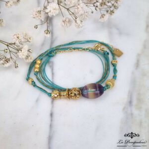 Bracelet Multi Tours Collier Anaya Fluorite - RK