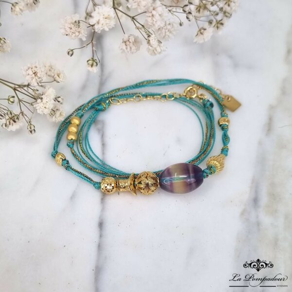 Bracelet Multi Tours Collier Anaya Fluorite - RK