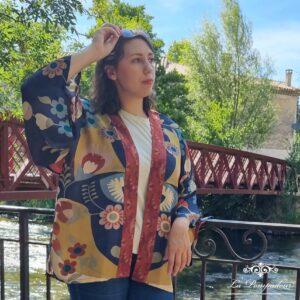 Kimono veste flowers - LP