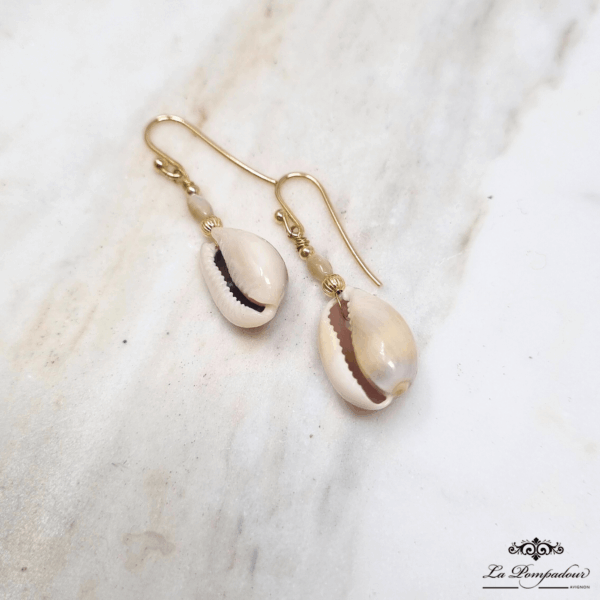 Boucles d'oreilles Coquillage Cauri - LP