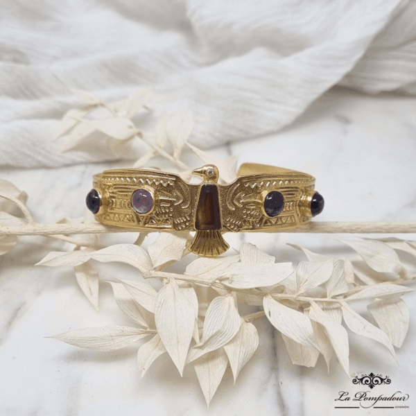 Jonc Talisman Aigle Oeil de tigre - LP