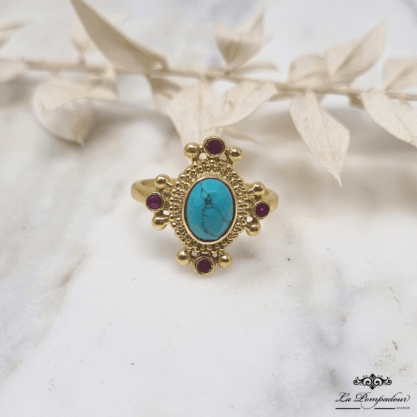 Bague Lili 04 - LP Turquoise