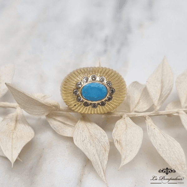 Bague Dehlia Turquoise - LP