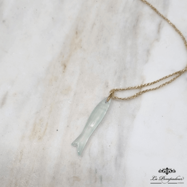 Collier Poisson Calcédoine - SD