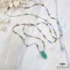 Collier long fresh chrysoprase