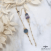 Boucles d’oreilles asymétriques Fluorite – LP