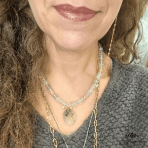 Collier Amethyste Verte