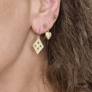 Boucles d'oreilles Calypso Losanges - Louise Hendricks