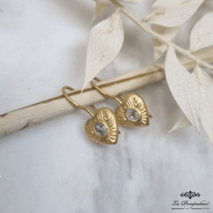 Boucles d'oreilles coeur - LH