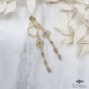 Boucles d’oreilles Lona Tourmaline rose – DP