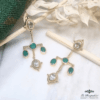 Boucles d'oreilles Pavia Onyx vert Améthyste verte - DP