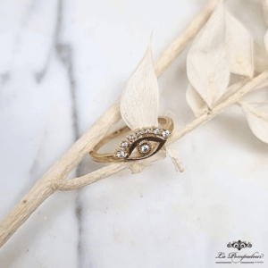 Bague Eye - LP Oeil de protection. Plaqué or