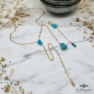 Boucles d'oreilles dépareillées Turquoise - LP