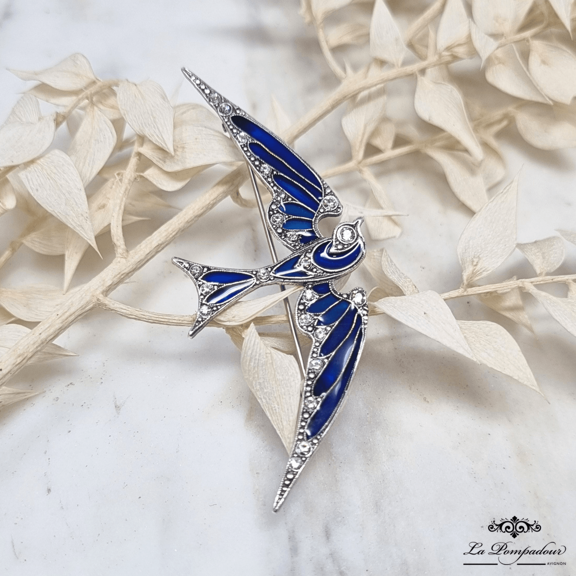 Broche l'envol oiseau