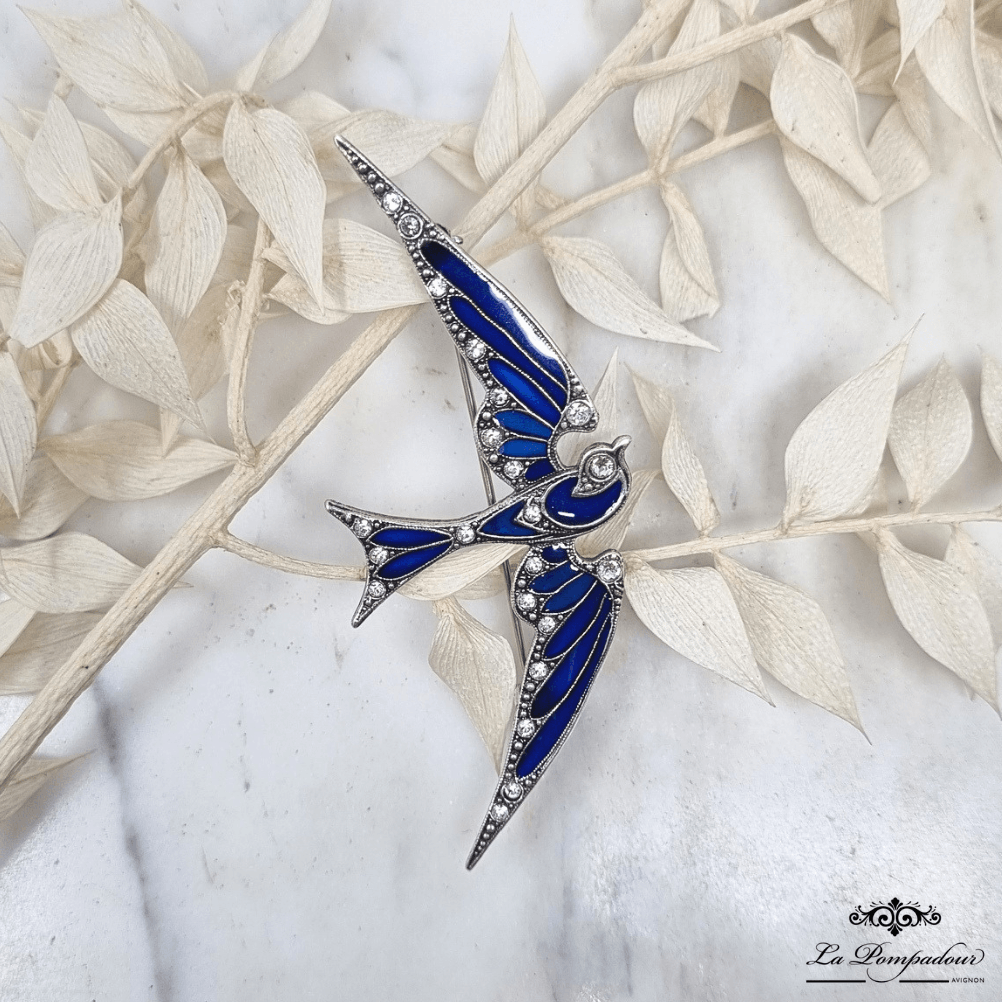 Broche l'envol oiseau. Fabrication française
