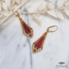 Boucles d'oreilles Vitrail Isadora Orange - SP