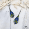 Boucles d'oreilles Vitrail Casati Bleu roi Vert - SP