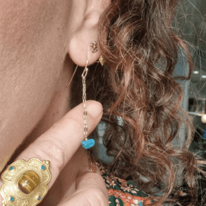 Boucles d'oreilles Alba - LP Turquoise